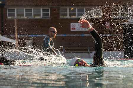 "It may feel like you’re hyperthermic, but that’s just cold water shock"