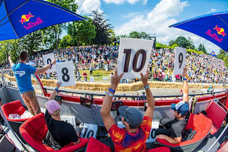 The judges enjoying the show