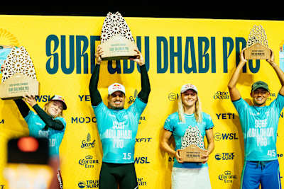 Italo Ferreira and Caity Simmers win the 2025 Abu Dhabi Pro in the UAE