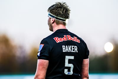 Finn Baker in Gallagher PREM action against Bristol Bears