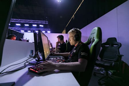 Pro Counter-Strike: Global Offensive player Emil ‘Magisk’ Reif  plays at ECS.