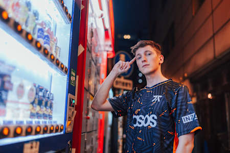 Jake "Boaster" Howlett of Fnatic at VALORANT Masters Tokyo Features Day on June 9, 2023 in Tokyo, Japan.
