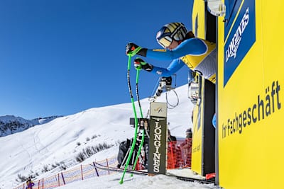 Sofia Goggia of Italy during a training for the women Downhill Race of the FIS Ski World Championships Saalbach 2025 in Hinterglemm, Austria.