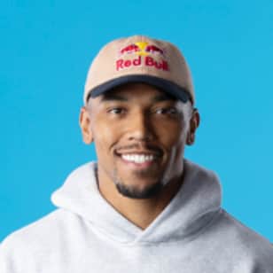 Amon-Ra St. Brown poses for a portrait