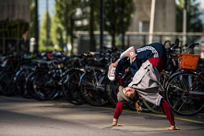 Kastet pose pour un portrait avant la Red Bull Bc One World Final à Zurich, en Suisse, le 28 septembre 2018.