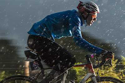 Participants compete during Red Bull Timelaps in Windsor Great Park, London UK, on October 29, 2017