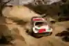 Takamoto Katsuta (JPN) and Daniel Barritt (GB) of team Toyota Gazoo Racing are seen performing during the World Rally Championship Kenya in Naivasha, Kenya on 27 June, 2021.