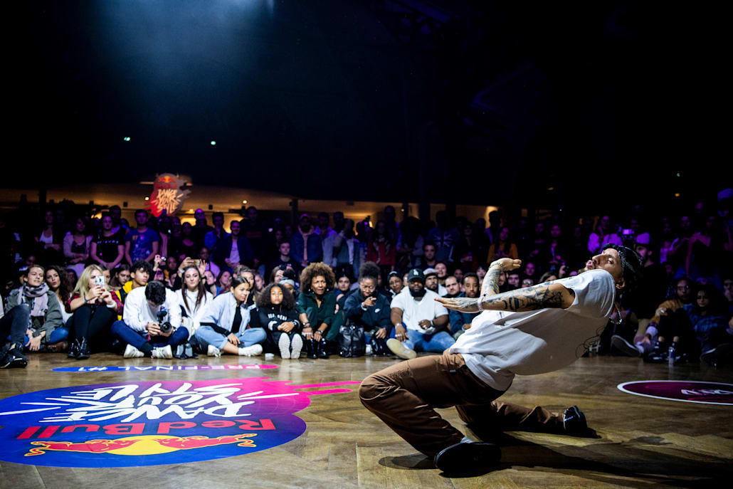Poppin'C performs at the Red Bull Dance Your Style Pre-World Final at Élysée Montmartre, Paris, France on October 9, 2019.