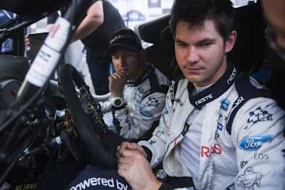 Teemu Suninen was happy with the result Teemu Suninen (FIN), Mikko Markkula (FIN) seen during the FIA World Rally Championship 2017 in Jyvaskyla, Finland on July 28, 2017
