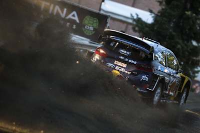 Sébastien Ogier crashed out on the first day Sébastien Ogier (FRA), Julien Ingrassia (FRA) perform during the FIA World Rally Championship 2017 in Jyvaskyla, Finland on July 27, 2017