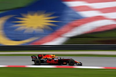 Verstappen never let up after taking the lead