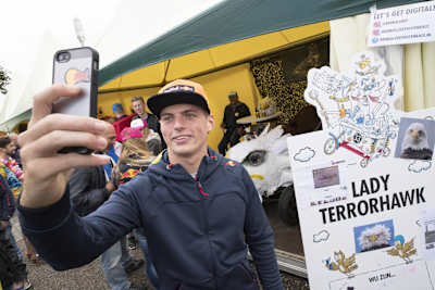 Max Verstappen attending the Red Bull Soapbox Race (Red Bull Zeepkistenrace) in Valkenburg, The Netherlands on August 19th, 2017.