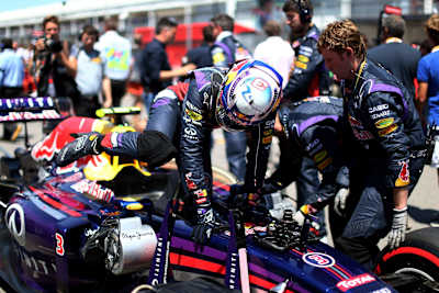 Daniel Ricciardo in the Canadian Grand Prix 2014.