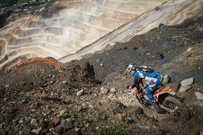 Jonny Walker contests the Prologue at Erzbergrodeo, Austria on June 1, 2018.