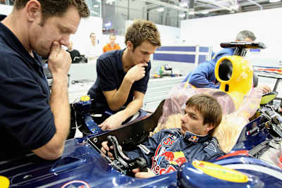 WRC's all-time greatest driver, Sebastien Loeb, also tested the power of an F1.