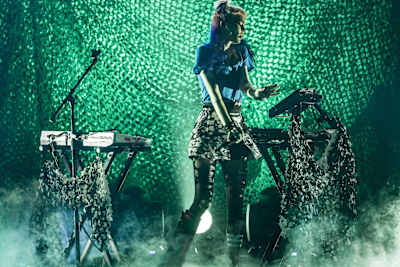 Grimes performs at Red Bull Sound Select Presents in LA, 2015