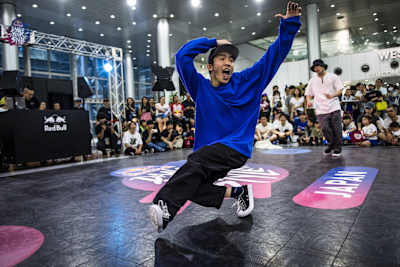 Leo and Jenes compete at the Red Bull Dance Your Style in Tokyo, Japan on June 3, 2018.