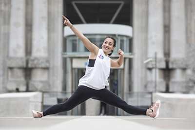 Silvia Go Go poses for a portrait during the Photo Shooting of the Red Bull Dance Your Style in Milan, Italy on April 15, 2018.