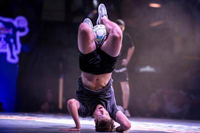 Jesse Marlet tijdens Red Bull Street Style