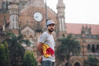 Lil G poses for a portrait prior the Red Bull Bc One World Final around Victoria Station in Mumbai, India on November 7, 2019