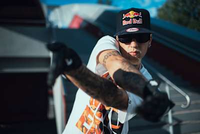 Poppin C poses for a portrait during the Red Bull Dance Tour in Zurich, Switzerland on September 2, 2020.