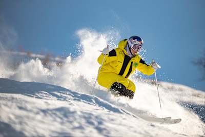 Yuliya Galysheva training in Almaty mountains in Almaty, Kazakhstan on January 15, 2021.