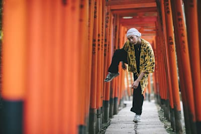 Kyoka posa para un retrato durante el Red Bull Dancers Tour en Tokio, Japón, el 3 de julio de 2019.
