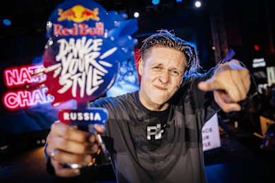 Dam’en poses for a portrait prior Red Bull Dance Your Style in Moscow, Russia, on September 18, 2021.