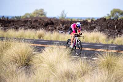 Daniela Ryf performs during the IRONMAN World Championship in Kailua-Kona, Hawaii, United States on October 12, 2019.  