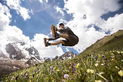 B-Boy Menno seen in Almaty, Kazakhstan on June 19, 2021. 