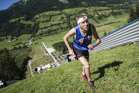 Andreas Goldberger performs at Red Bull 400 in Bad Mitterndorf/Tauplitz, Austria on 18th of August, 2012