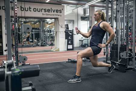 Sailor Molly Meech understands the benefits of weight training