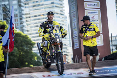 Štefan Svitko na startu Dakaru