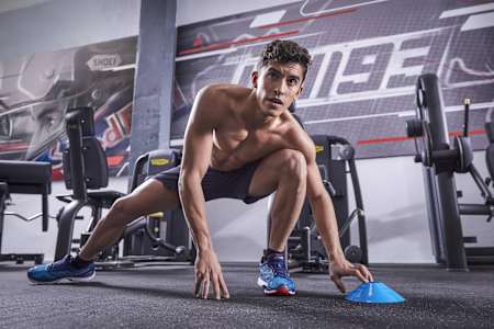 Marc Marquez trains in Cervera, Spain on November 20, 2017.