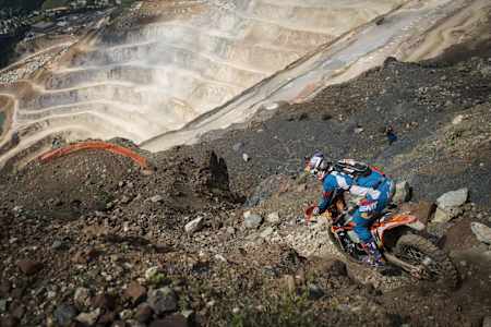 Jonny Walker contests the Prologue at Erzbergrodeo, Austria on June 1, 2018.