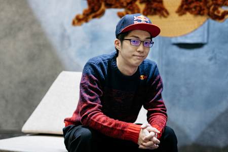 Masaya 'aMSa' Chikamoto poses for a portrait in Tokyo, Japan on January 29, 2019.