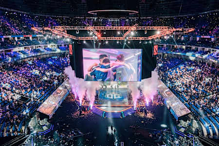 Team OG winning The International 9 at Shanghai's Mercedes Benz arena.