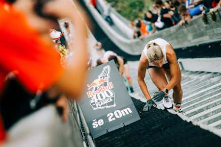 Barbara Trunkel on her way to victory