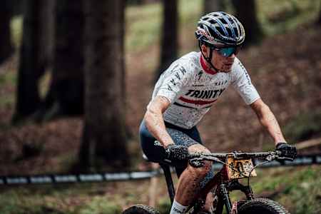 Thomas Pidcock performs at UCI XCO in Nove Mesto na Morave, Czech Republic on October 1st, 2020.