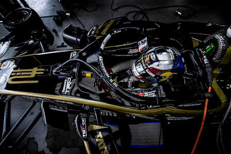Ryo Hirakawa seen during the pre-season test of the Super Formula series at Fuji International Speedway in Oyama, Japan on March 23, 2021.
