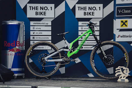 Brosnan took a long awaited win on the Canyon Sender at Leogang