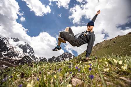 B- Boy Menno seen in Almaty, Kazakhstan on June 19, 2021