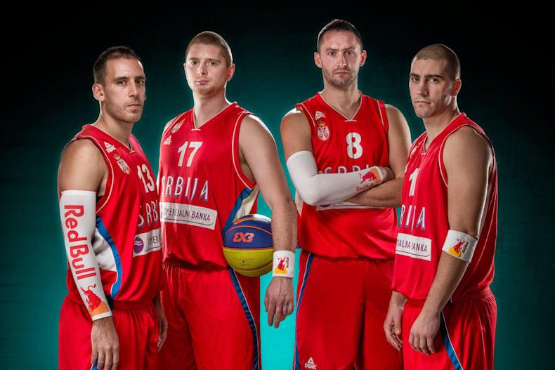 Novi Sad Al Wahda Players Basketball Red Bull Mea
