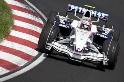 Robert Kubica w barwach BMW Sauber w 2008 roku