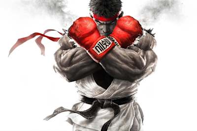 Artwork of the character Ryu in Street Fighter V.