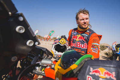 KTM rider Toby Price is looking for a third Dakar winner's trophy.