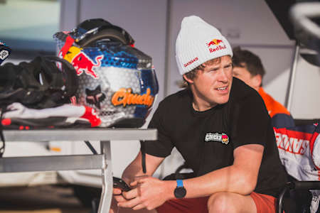 Daniel Sanders for Red Bull GasGas Factory Racing is seen at the Prologue of Rally Dakar 2023 from Sea Camp to Sea Camp, Saudi Arabia on December 31, 2022.