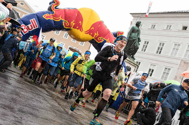 Red Bull X-Alps 2017 started in Salzburg, Austria