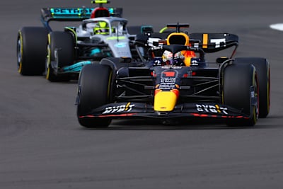 Max Verstappen von Oracle Red Bull Racing beim britischen Grand Prix, am 3. Juli 2022.