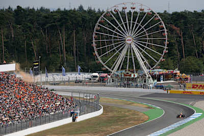 Max Verstappen during qualifying at the German GP.
